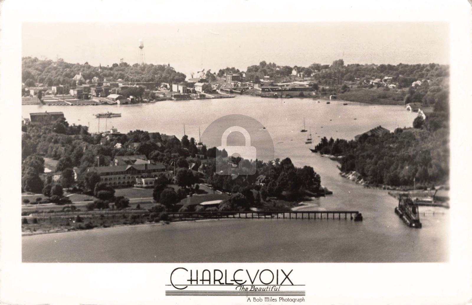 Charlevoix The Beautiful MI Michigan RPPC Photo Postcard COPY Charlevoix The Beautiful MI Michigan RPPC Photo Postcard COPY