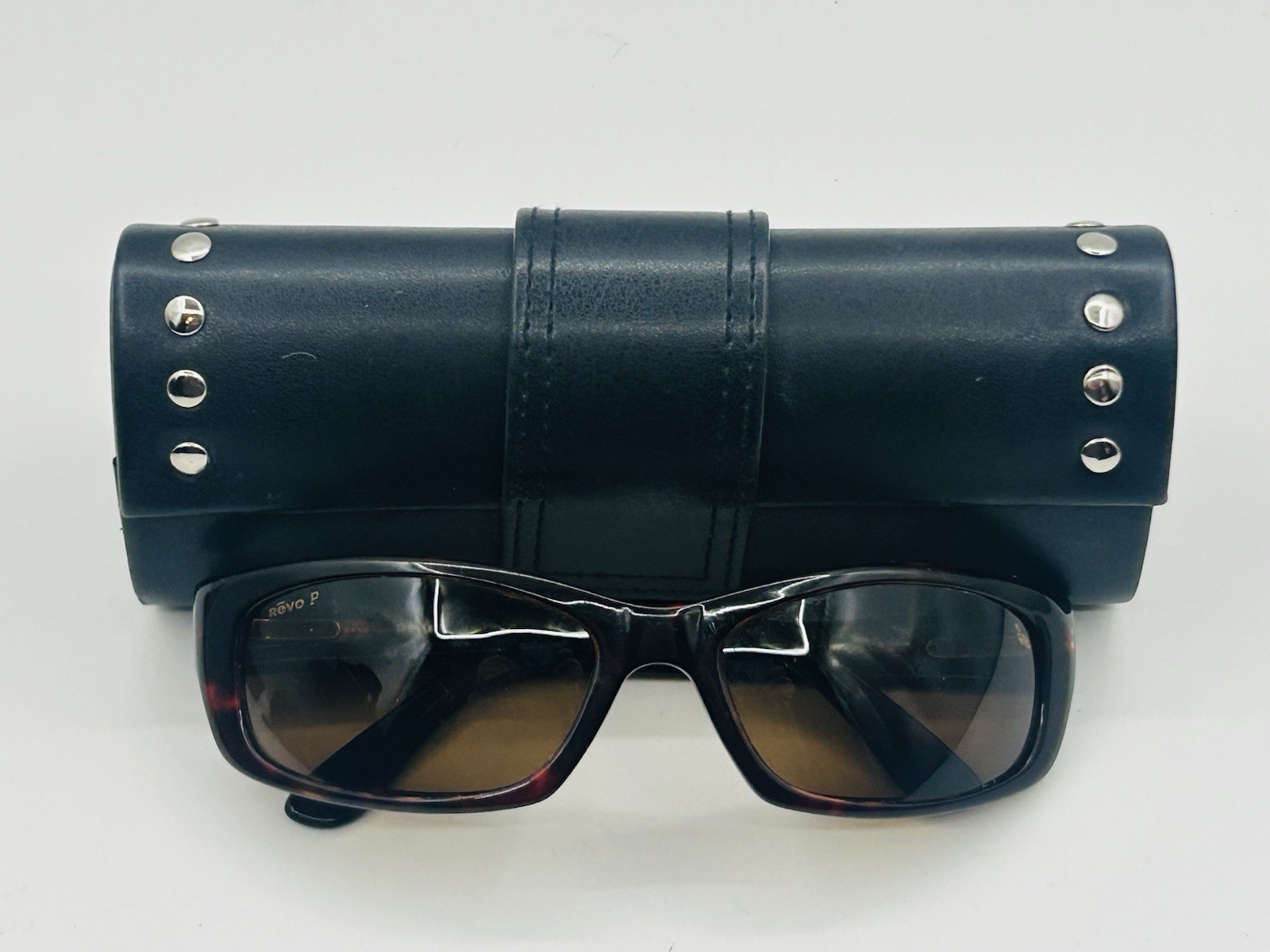 Vintage Revo P H2O 2013 302/61 Sunglasses Polarized Brown Italy 57-18-130 Vintage Revo P H2O 2013 302/61 Sunglasses Polarized Brown Italy 57-18-130