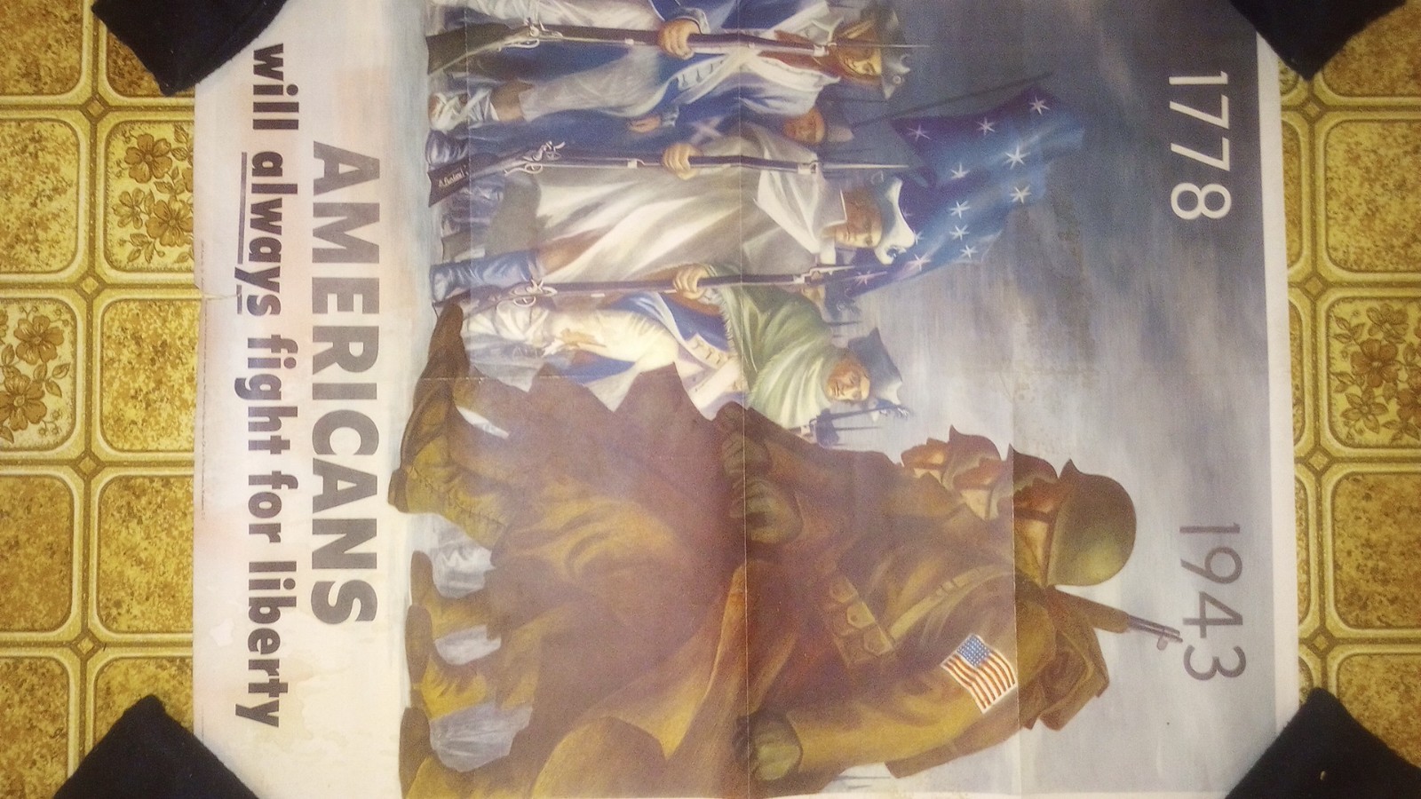 Original 1943 poster, \ Original 1943 poster, \
