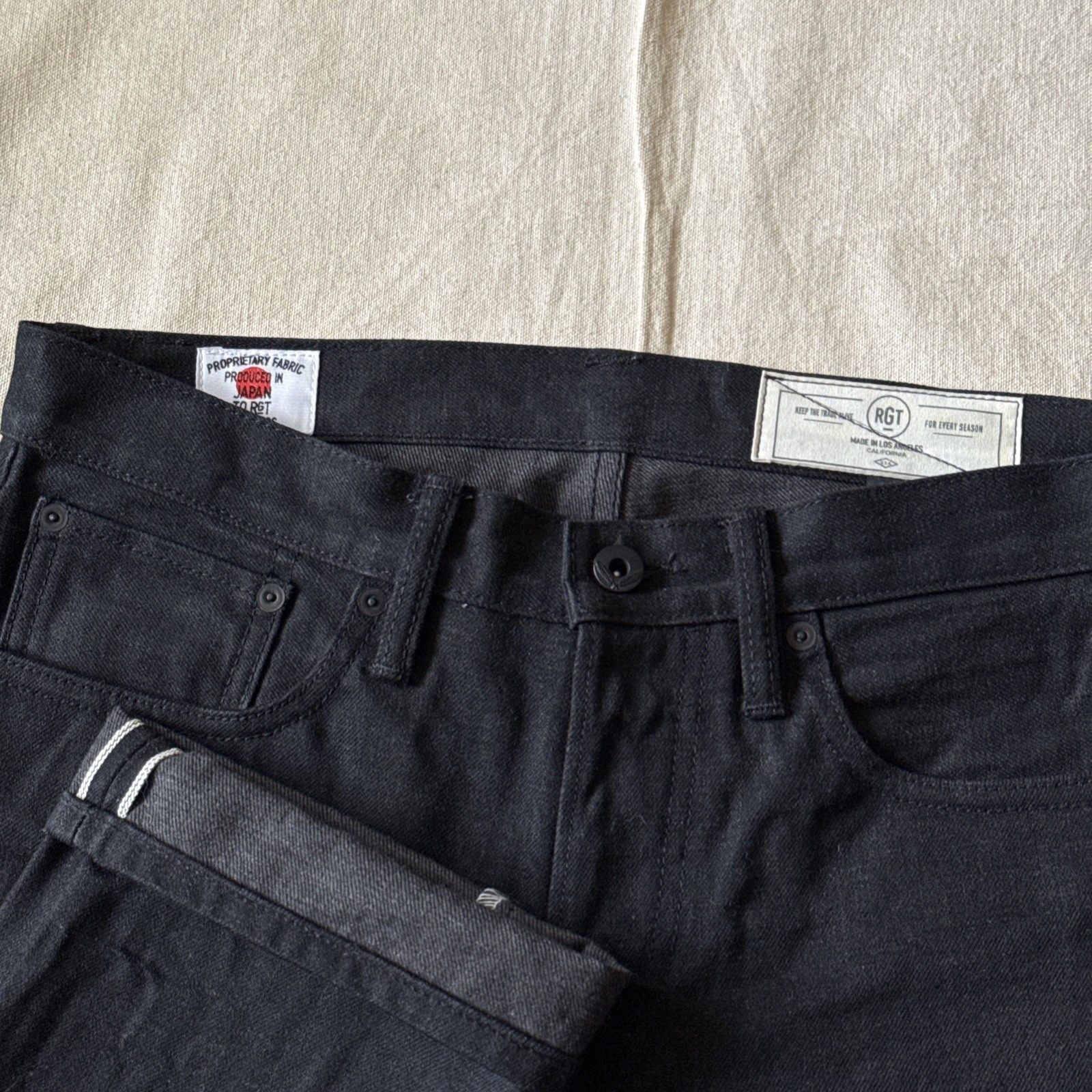 RGT Rogue Territory Stanton Six Pocket Japanese Selvedge Denim 31x30 Worn Once