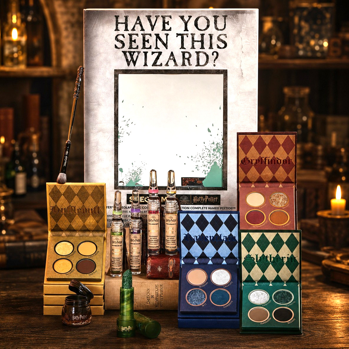 HARRY POTTER Full Box Collection Sheglam MAKEUP SET Hogwarts Houses Makeup Kit
