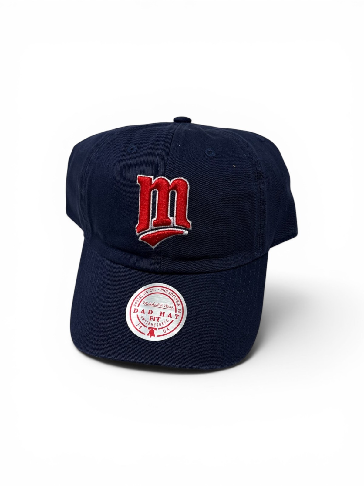 NWT NEW Minnesota Twins Mitchell & Ness Logo Adjustable Dad Hat Cap NWT NEW Minnesota Twins Mitchell & Ness Logo Adjustable Dad Hat Cap