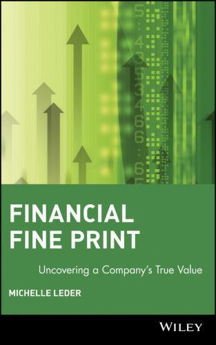 Financial Fine Print: Uncovering a Company\'s Tr- 9780471433477, hardcover, Leder