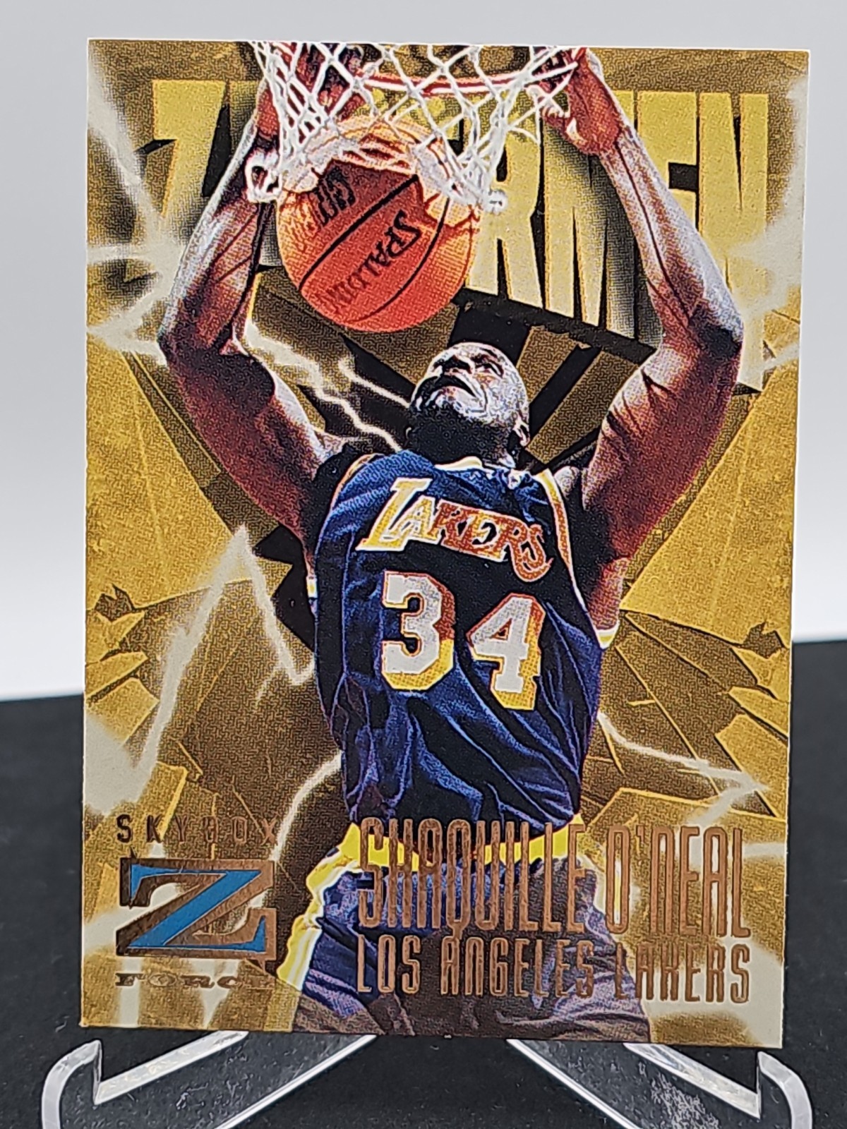 Shaquille O\'Neal 1997-98 Skybox Z-Force 🏀Zuperman #187 Los Angeles Lakers Shaq Shaquille O\'Neal 1997-98 Skybox Z-Force 🏀Zuperman #187 Los Angeles Lakers Shaq