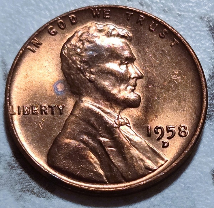 1958 D Denver Lincoln Wheat Cent Uncirculated Free S&H BIN448 1958 D Denver Lincoln Wheat Cent Uncirculated Free S&H BIN448