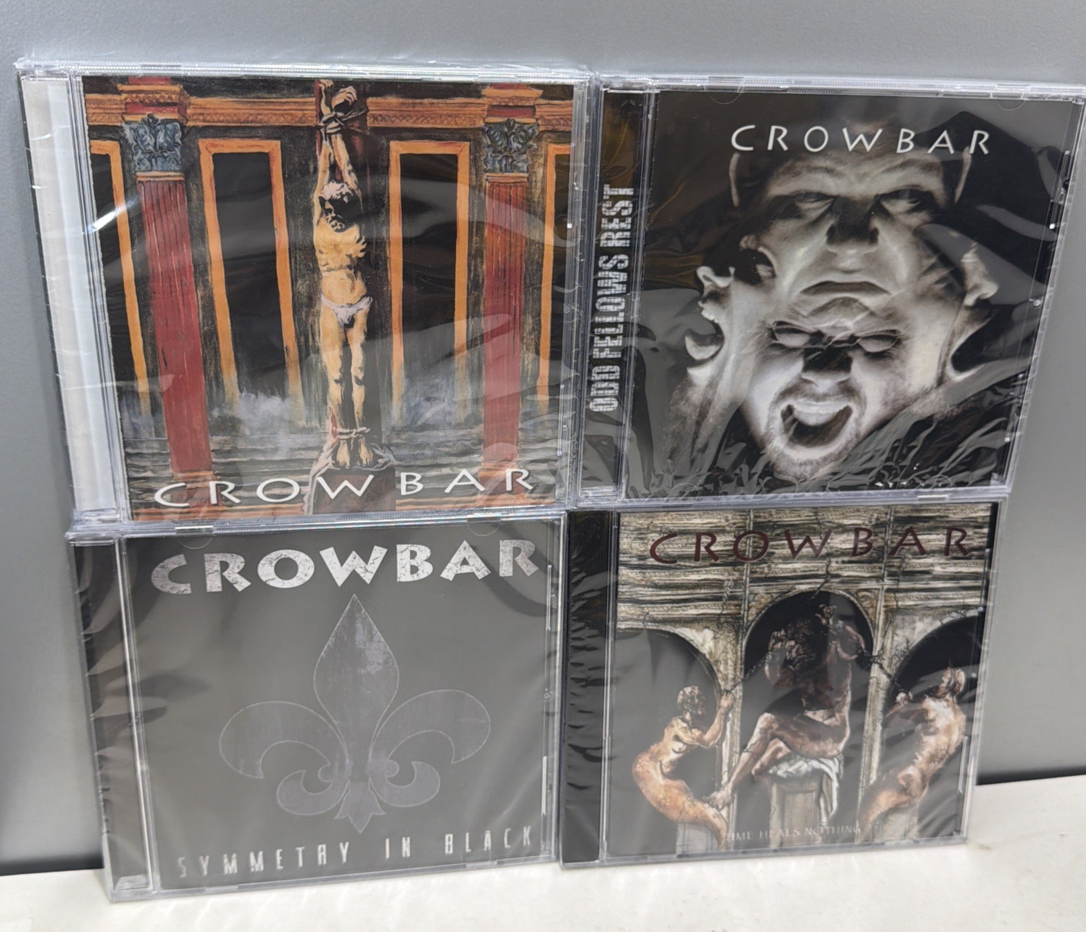 Crowbar 4 Vintage CD Lot Sludge Heavy Metal Rock New SEALED Crowbar 4 Vintage CD Lot Sludge Heavy Metal Rock New SEALED