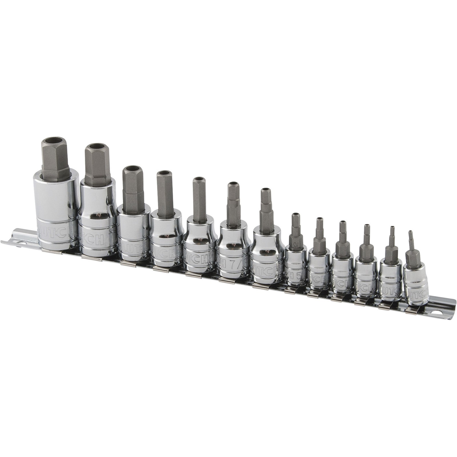 Klutch Tamper-Resistant Hex Bit Socket Set, 13-Pc., SAE Klutch Tamper-Resistant Hex Bit Socket Set, 13-Pc., SAE