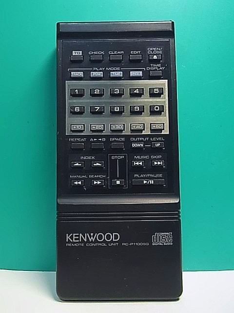 KENWOOD RC-P1100SG Genuine Audio Remote Control Tested Working Japan