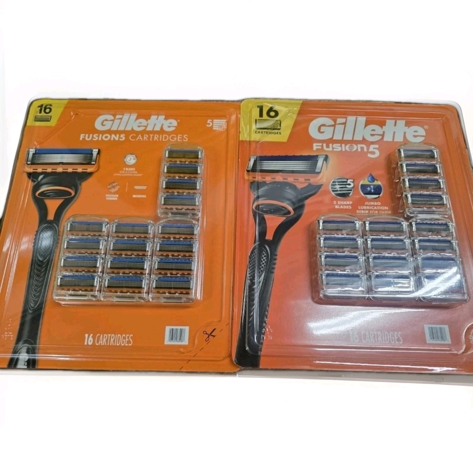 Gillette Fusion5 Mens 5 Blade Razor Refill Cartridges 16 X 2 = 32 Gillette Fusion5 Mens 5 Blade Razor Refill Cartridges 16 X 2 = 32