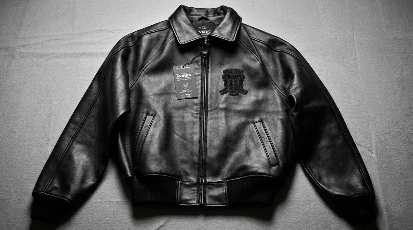 AUTHENTIC Avirex Icon Leather A1 BOMBER Jacket MENS ALL BLACK NEW ALL SIZES AUTHENTIC Avirex Icon Leather A1 BOMBER Jacket MENS ALL BLACK NEW ALL SIZES