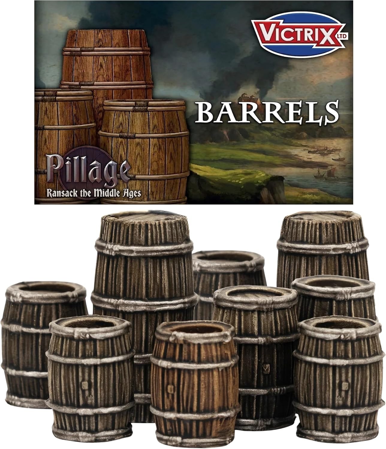 Victrix Miniatures Pillage - Barrels Victrix Miniatures Pillage - Barrels