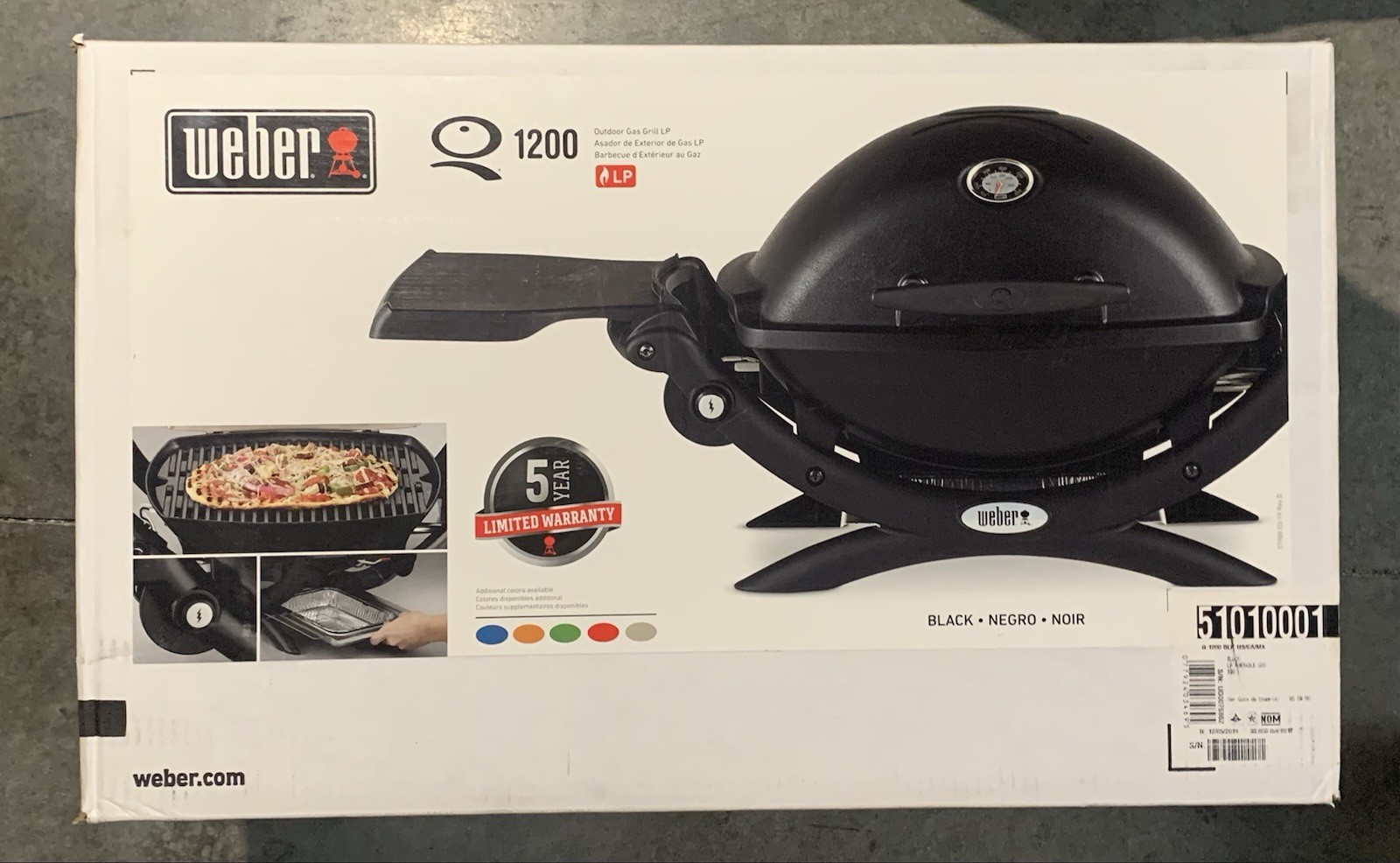Weber 1200 Outdoor Q Series Gas Grill