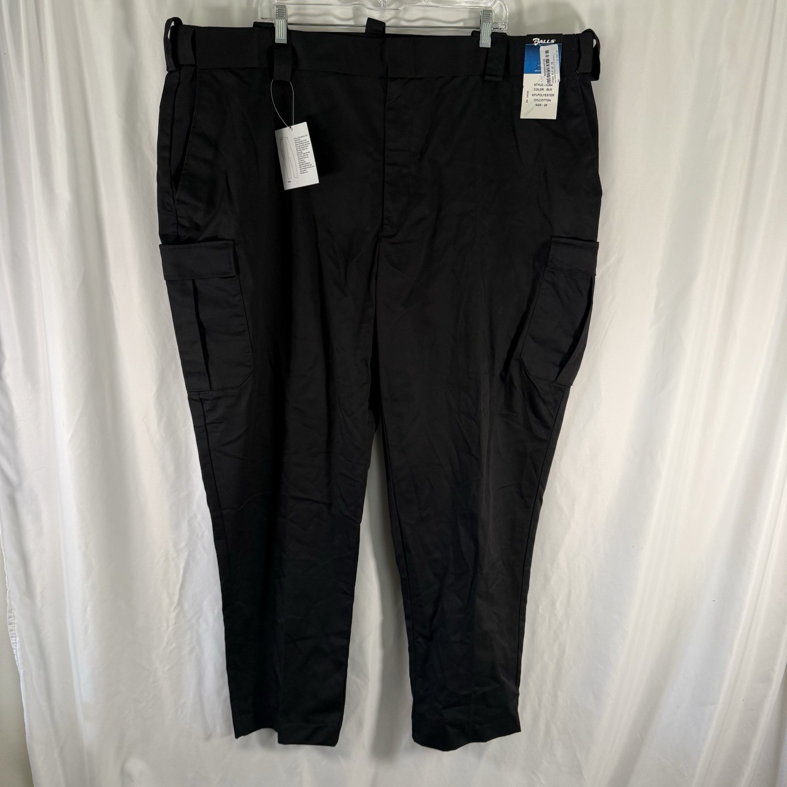New Galls G-Force Tactical Pants Women\'s 28 Black Utility Pockets Twill