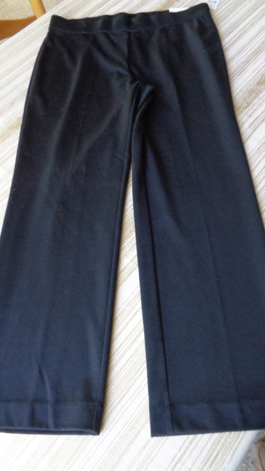 Studio Works Pants Womens PL Black Petite Stretch Pull On Straight Leg $42.00 Studio Works Pants Womens PL Black Petite Stretch Pull On Straight Leg $42.00