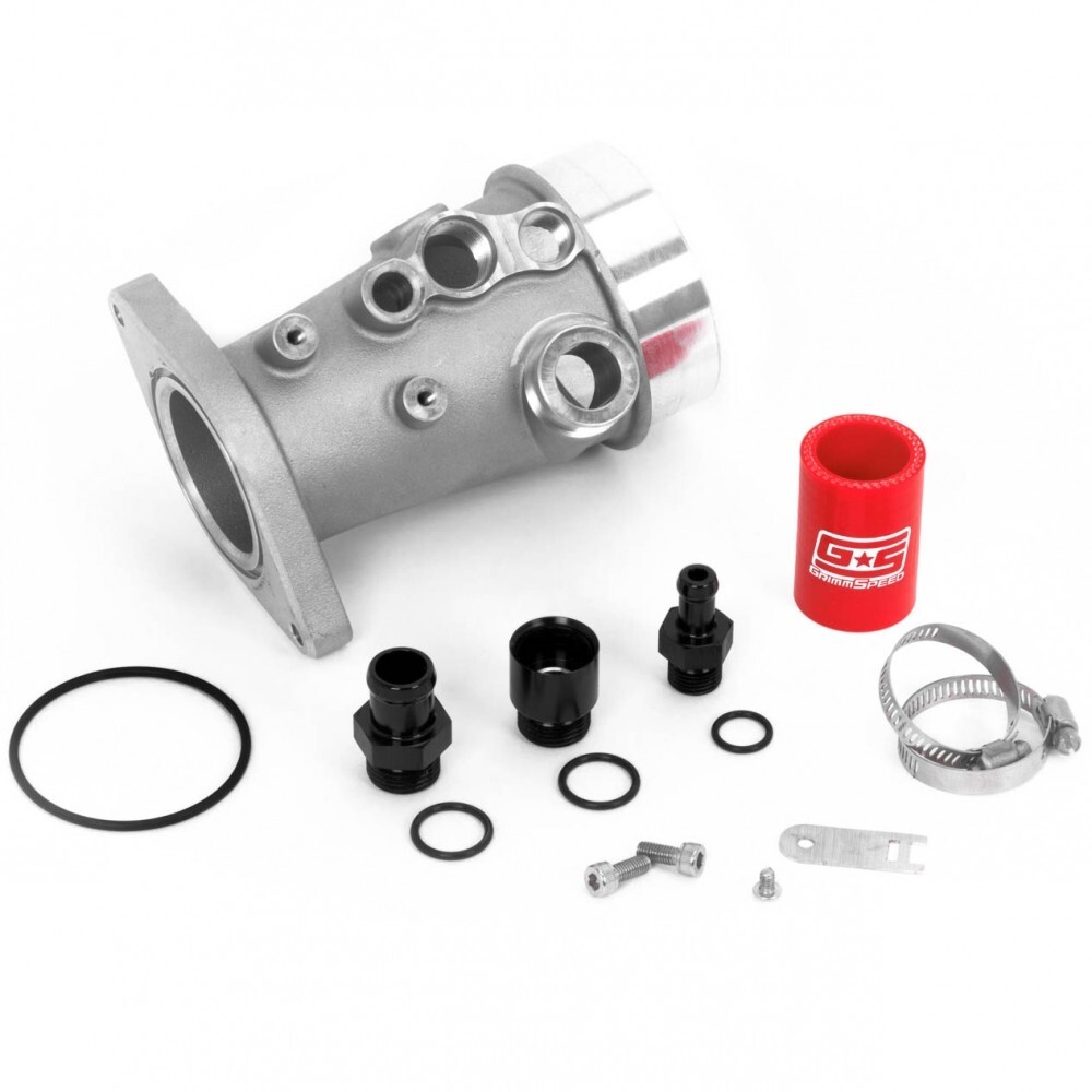 Grimmspeed Aluminum Turbo Inlet (V2) for 2015-2021 Subaru WRX  125034