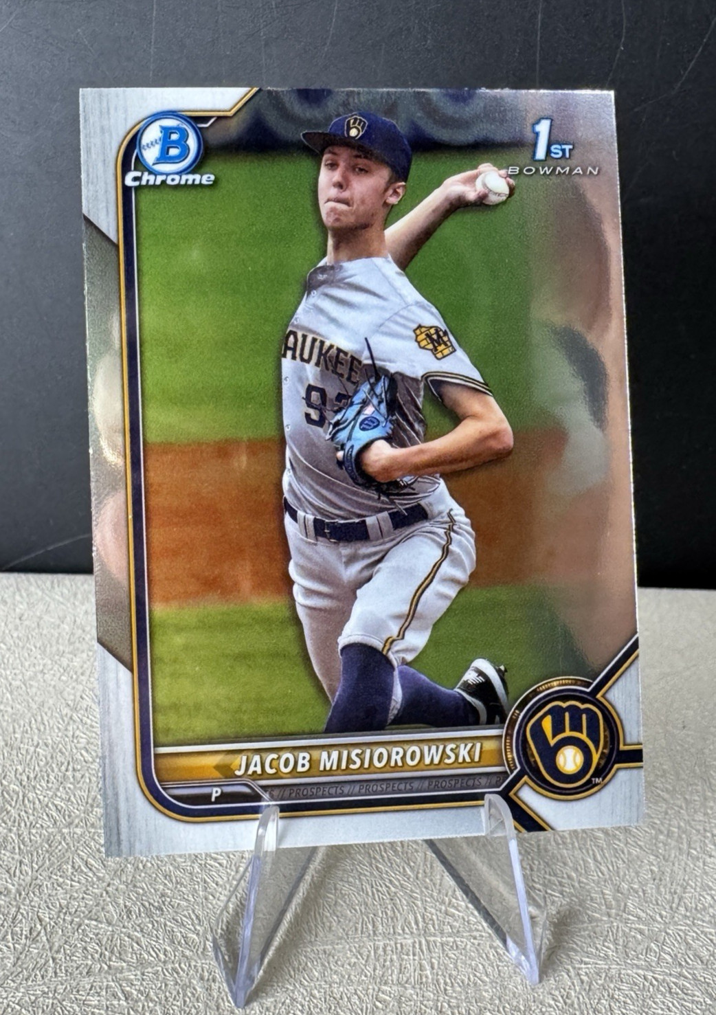 2022 Bowman CHROME 1st Bowman Jacob Misiorowski  #BDC-132 🔥 Brewers 🔥