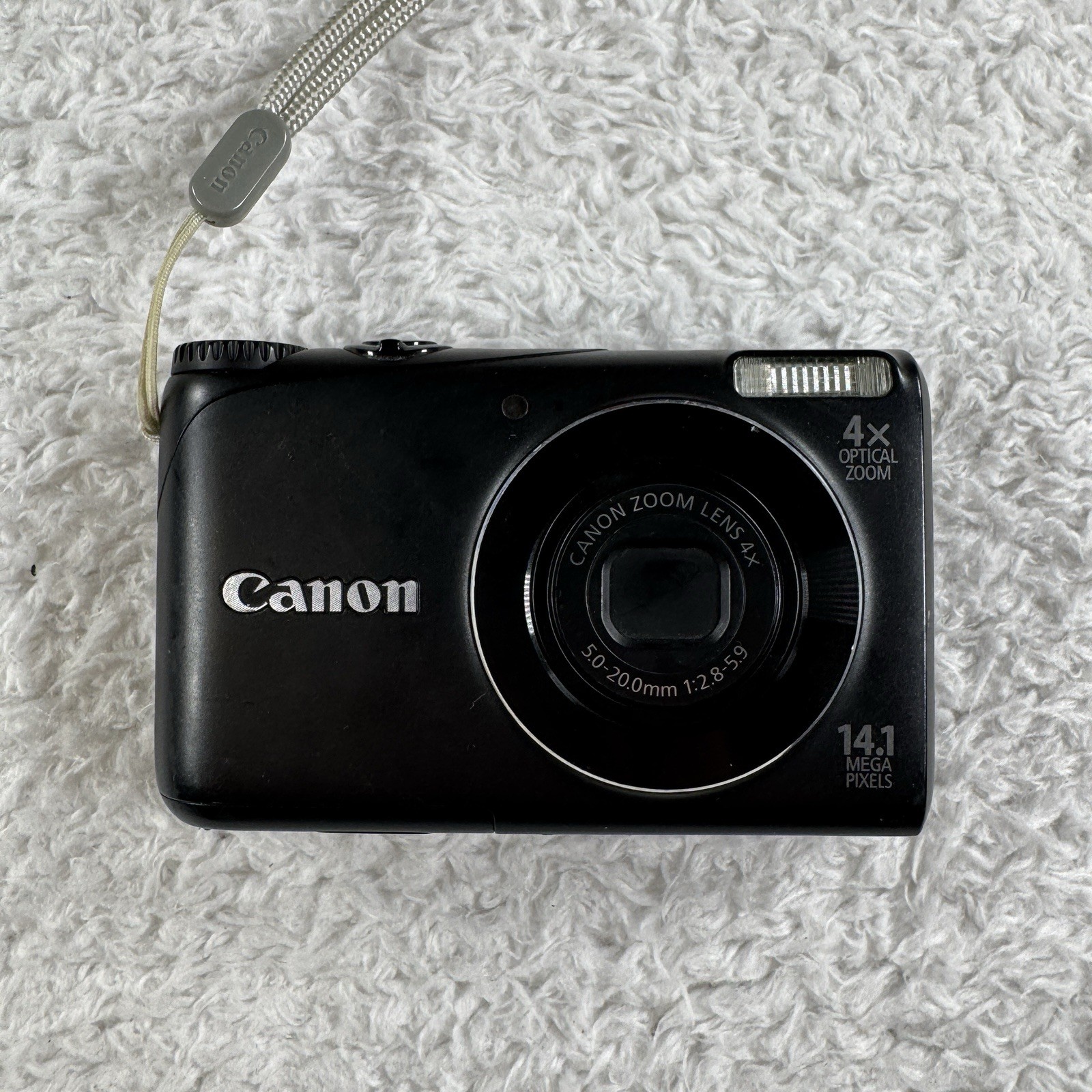 Canon PowerShot A2200 14.1MP Digital Camera - Black Tested Works NICE Canon PowerShot A2200 14.1MP Digital Camera - Black Tested Works NICE