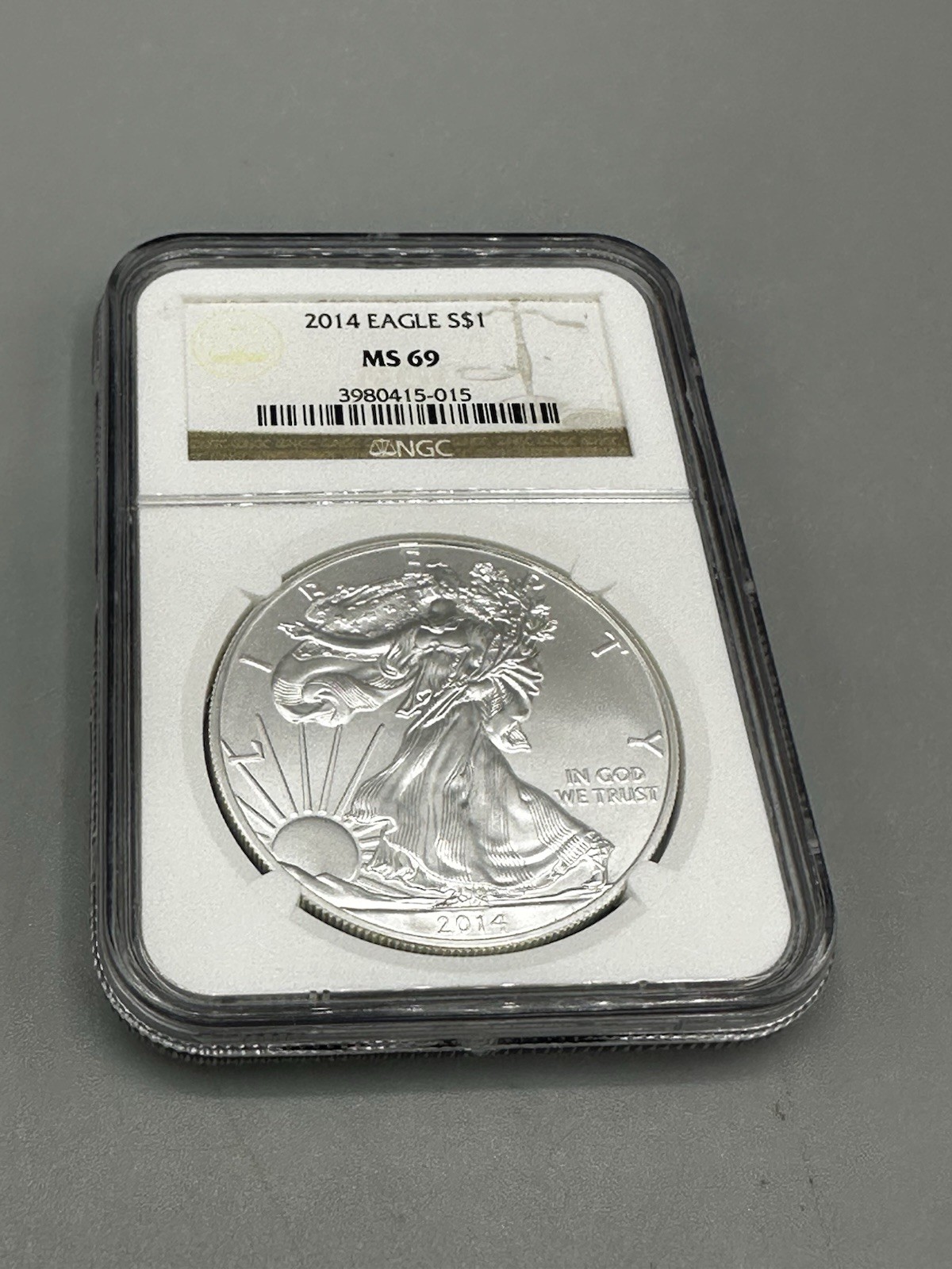 2014 American Silver Eagle Coin - NGC MS69 2014 American Silver Eagle Coin - NGC MS69