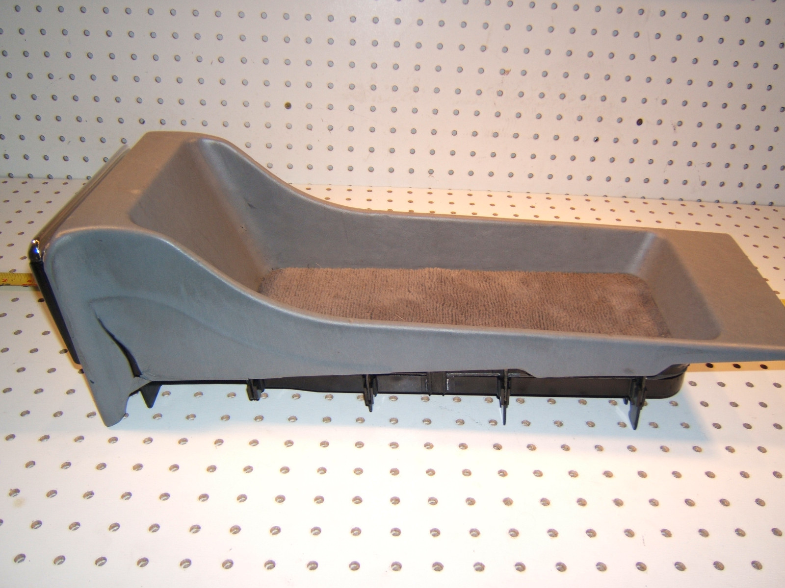 Mercedes Early W126 SEC REAR seat GRAY Open style OE 1 Console & AshT,1268430707