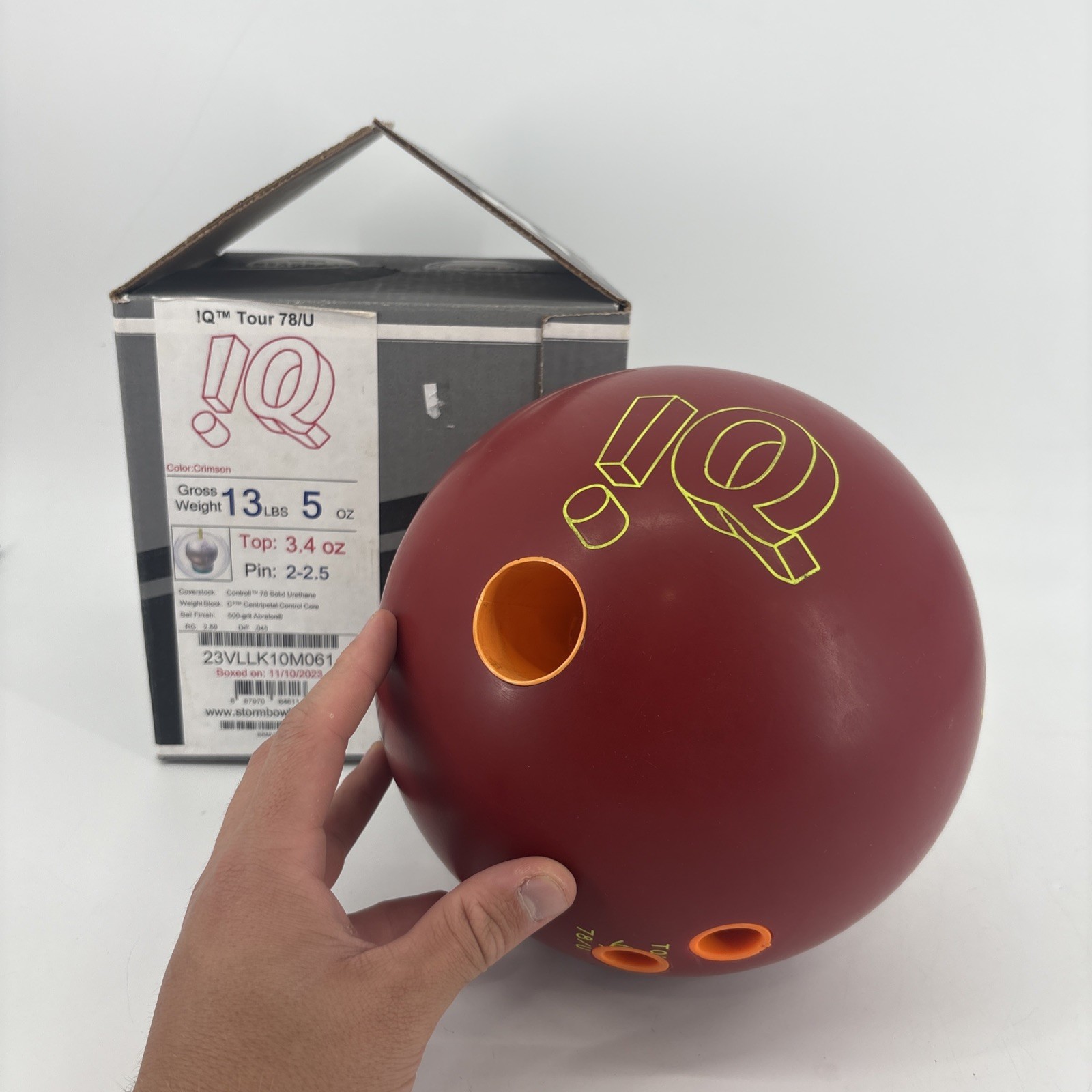 Storm IQ Tour 78-U Urethane Bowling Ball 14lb. Fast Shipping USA Made