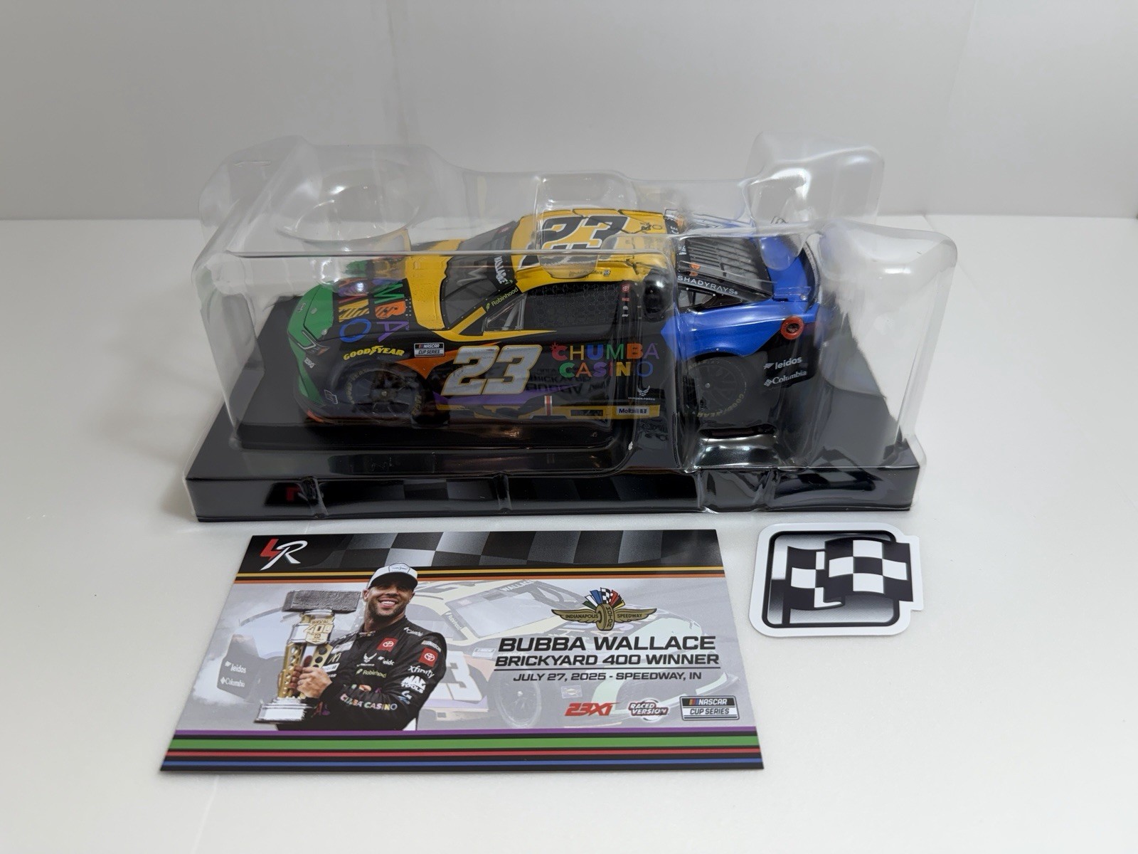 2025 Bubba Wallace Brickyard 400 Raced Win 1/24 Die Cast 2025 Bubba Wallace Brickyard 400 Raced Win 1/24 Die Cast