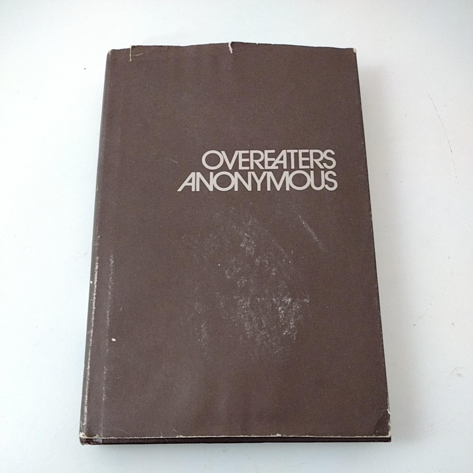 Vintage Overeaters Anonymous Book 1980 Hardcover OA Big Book Dust Jacket USA
