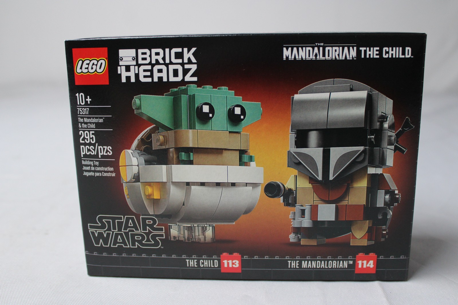 Lego BrickHeadz The Mandalorian & The Child 75317 New Factory Sealed *Retired*
