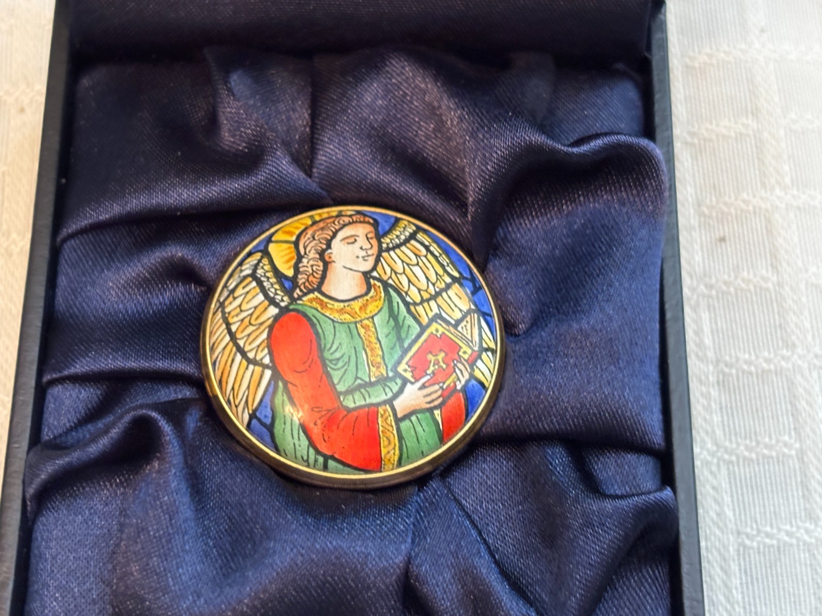 Halcyon Days Enamel Trinket Box \