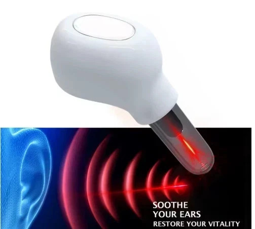 Tinnitus Relief Ear Therapy Device 650nm Red Light Care Plug Earplug Health US