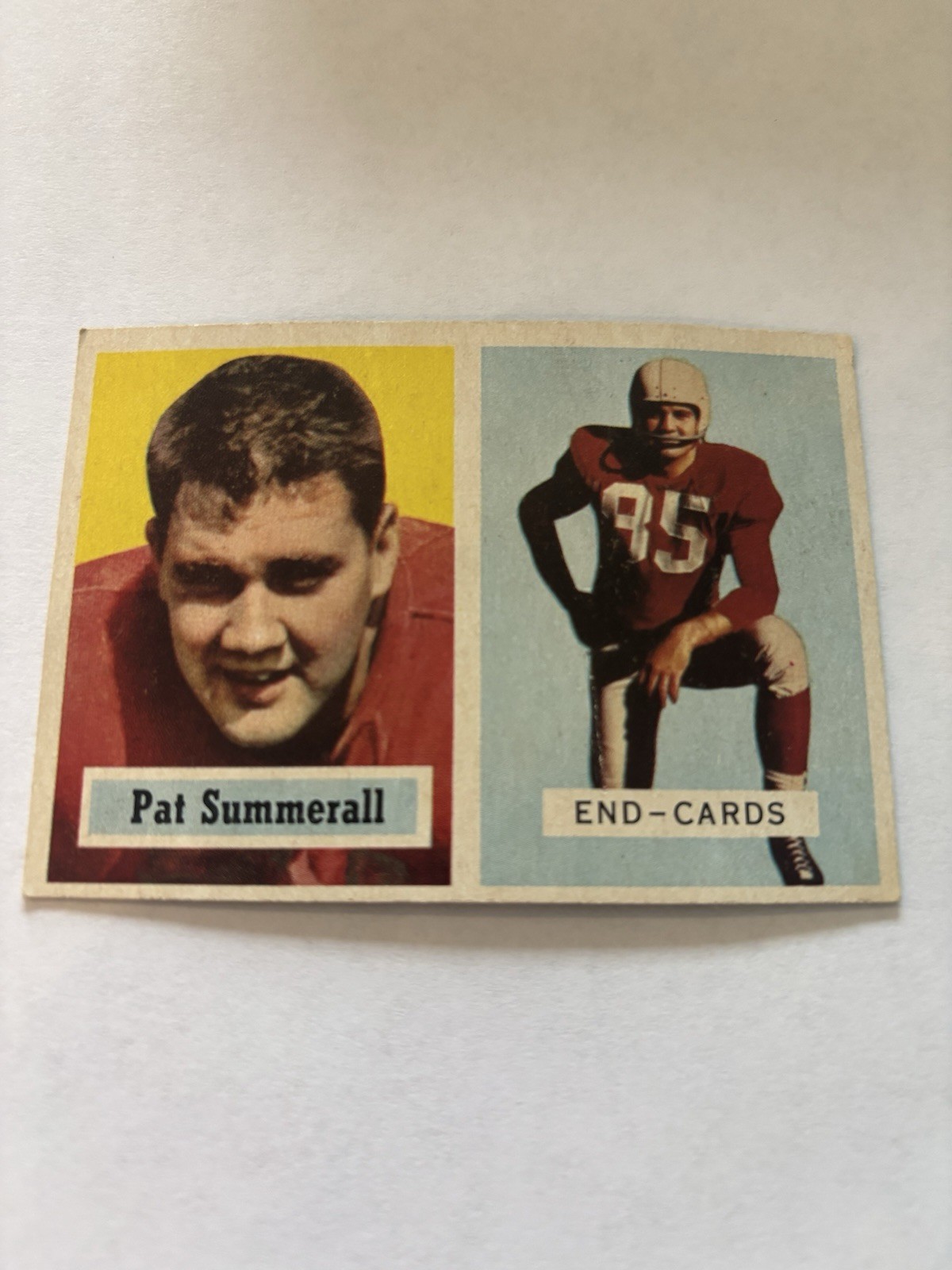 1957 Topps - Pat Summerall #14 1957 Topps - Pat Summerall #14