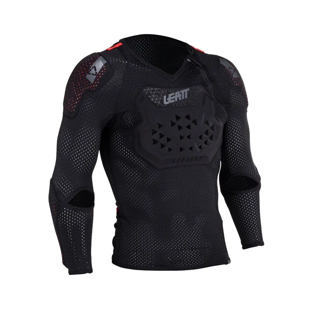 Leatt 2024 Body Protector Reaflex Stealth Black Motocross MX Off Road Quad ATV