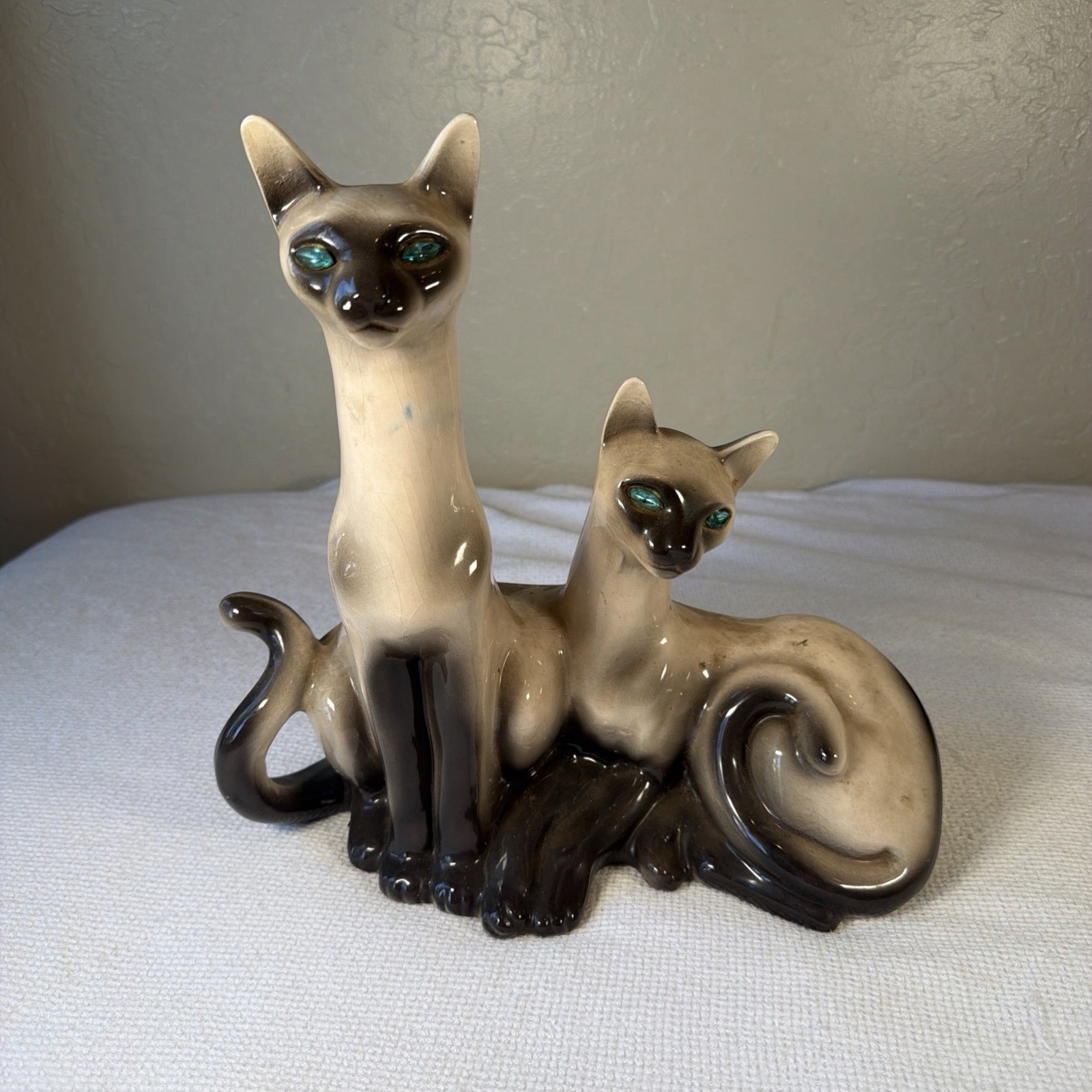 Vintage Lane 8503 Siamese Cat TV Lamp 1950s MCM Turquoise Jewel Eyes Mid Century Vintage Lane 8503 Siamese Cat TV Lamp 1950s MCM Turquoise Jewel Eyes Mid Century