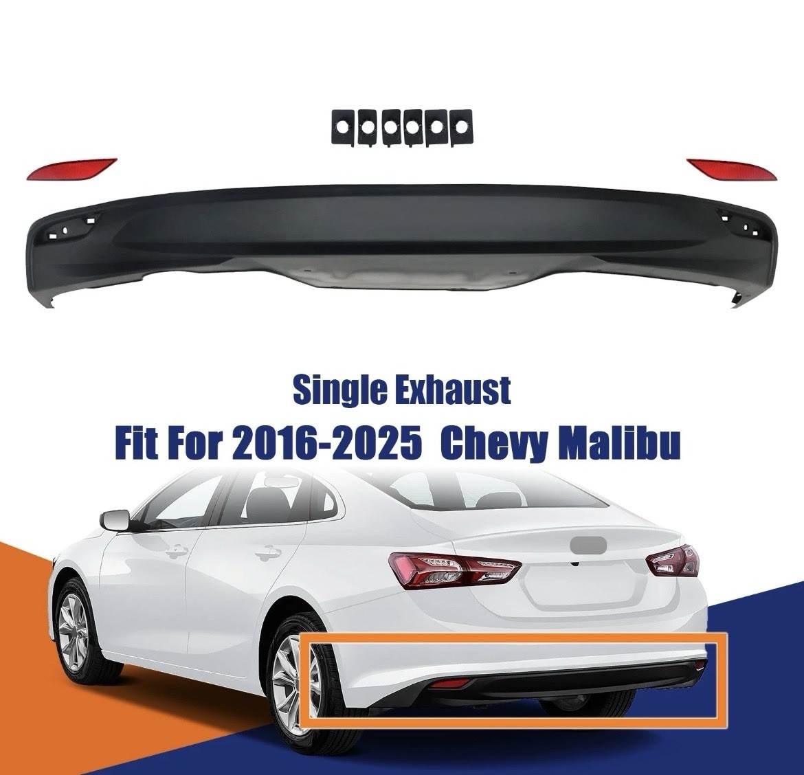 2016-2025 Chevy Malibu Rear Bumper Factory OEM