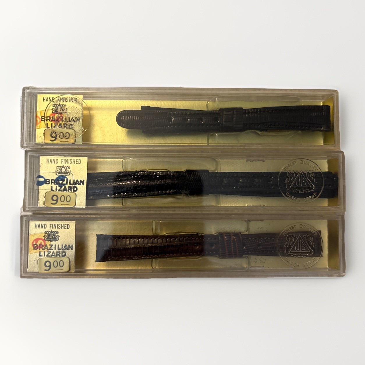 Vintage JB Champion NOS Brazilian Lizard Skin Leather Watch Band Vintage JB Champion NOS Brazilian Lizard Skin Leather Watch Band