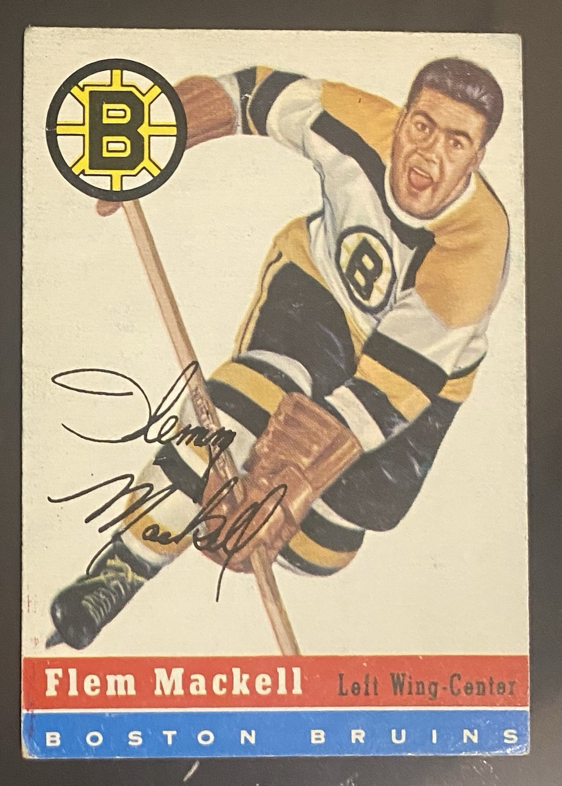 1954/55 Topps Fleming Mackell #36