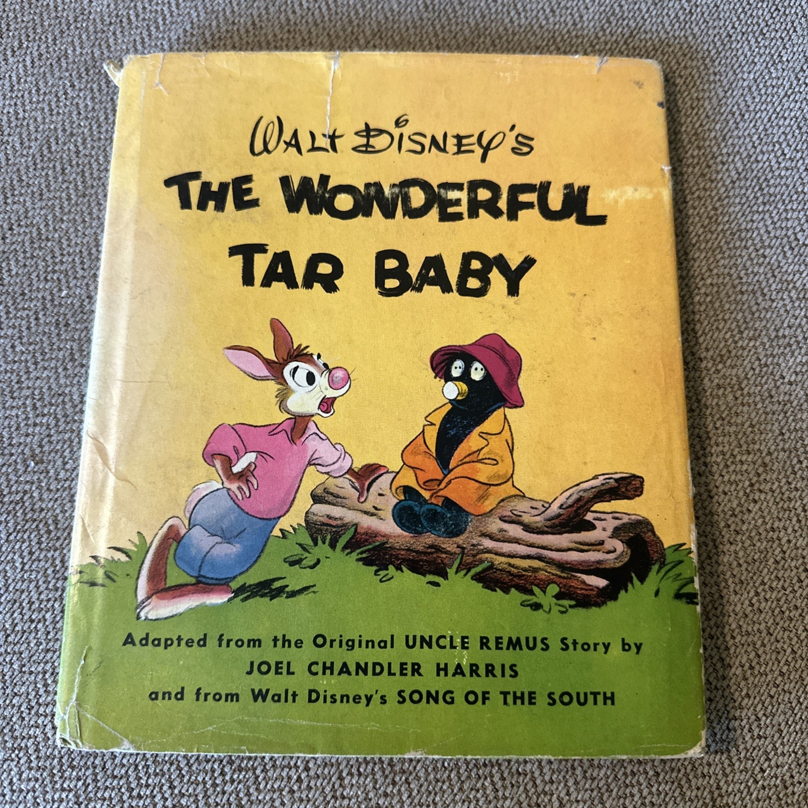 WALT DISNEY\'S THE WONDERFUL TAR BABY - UNCLE REMUS - 1946 EXCELLENT CONDITION WALT DISNEY\'S THE WONDERFUL TAR BABY - UNCLE REMUS - 1946 EXCELLENT CONDITION
