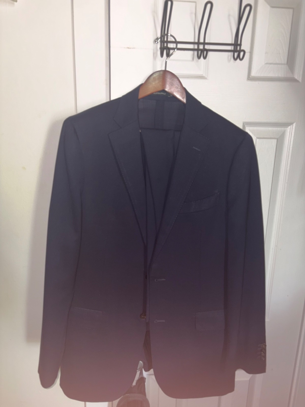 42L Suit Supply Navy Traveler Suit 