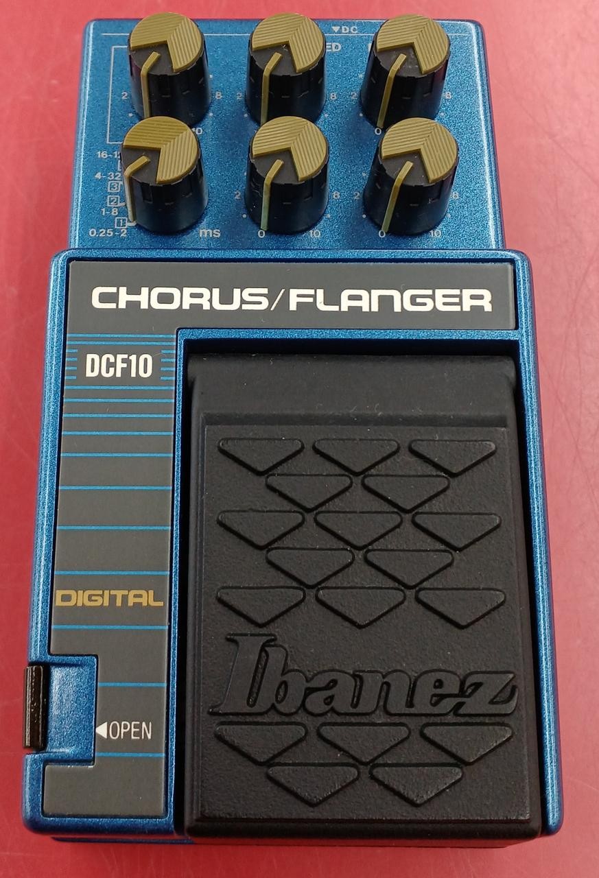 Ibanez DCF10 Digital Chorus Flanger Guitar Effects Pedal Vintage Preowned Japan