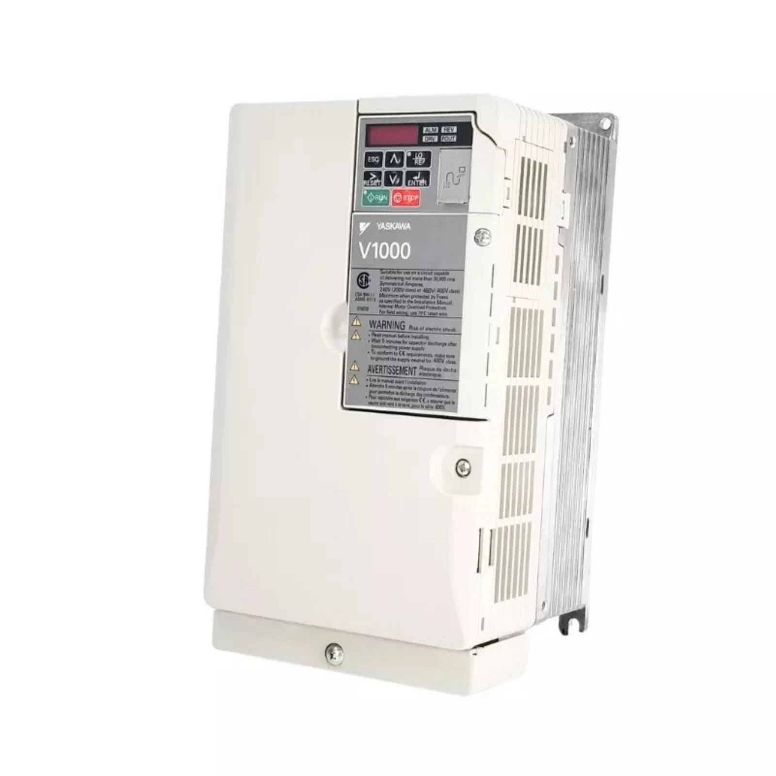 YASKAWA CIMR-VU2A0040FAA Variable Frequency Drive 200-240V 3 Phase YASKAWA CIMR-VU2A0040FAA Variable Frequency Drive 200-240V 3 Phase