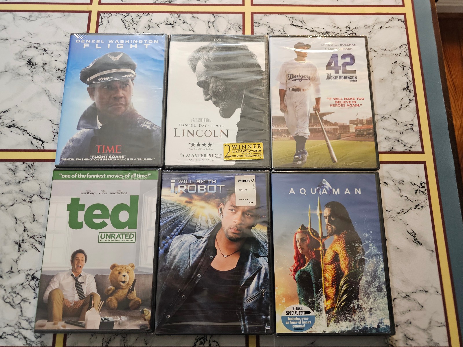 Action, Drama, Comedy Movie Night DVD Bundle - Lot of 6 Sealed Excellent Movies Action, Drama, Comedy Movie Night DVD Bundle - Lot of 6 Sealed Excellent Movies