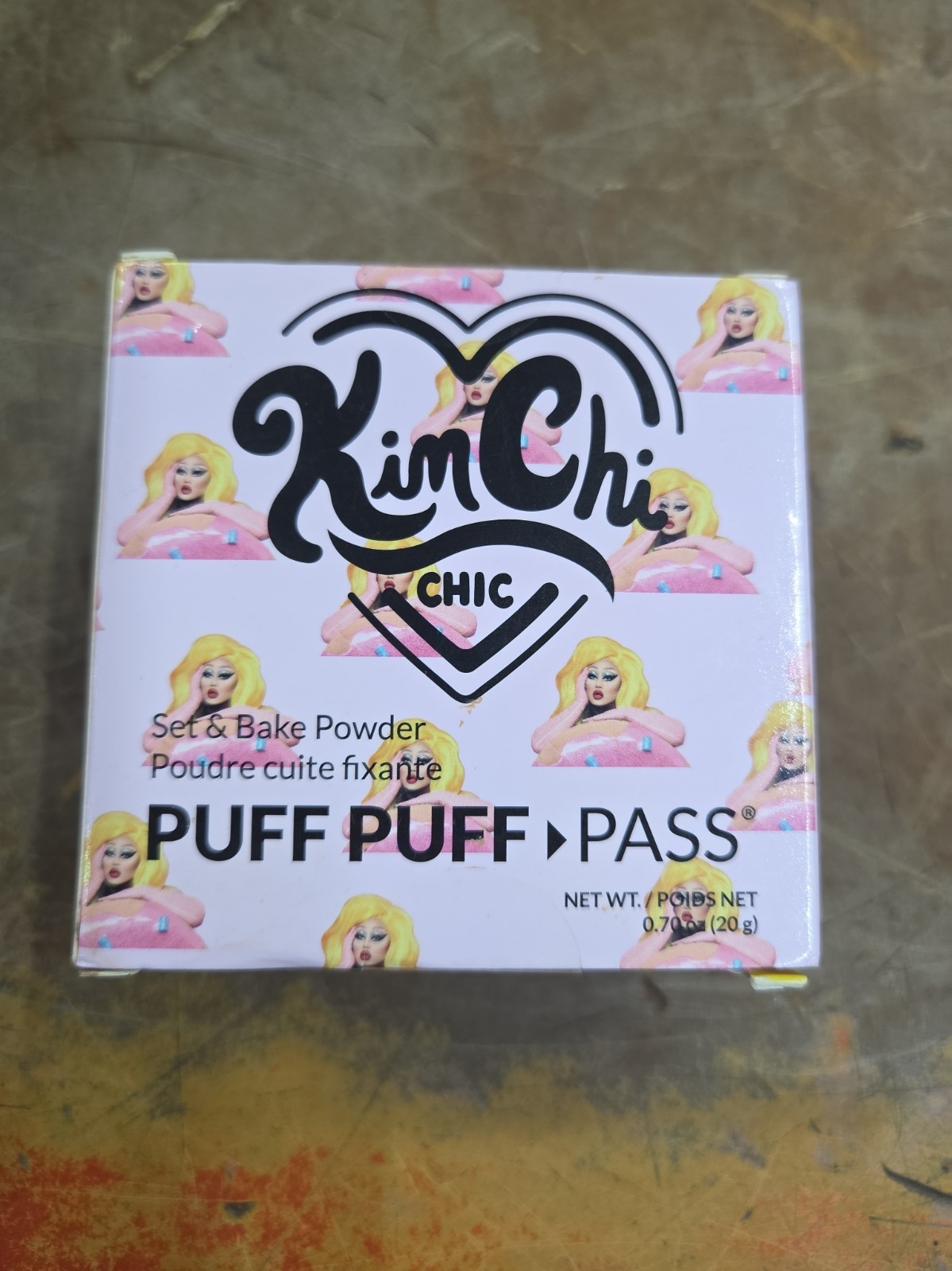 KIM CHI CHIC PPP 03 Translucent Powder Puff Puff Pass Set & Bake Powder NEW KIM CHI CHIC PPP 03 Translucent Powder Puff Puff Pass Set & Bake Powder NEW