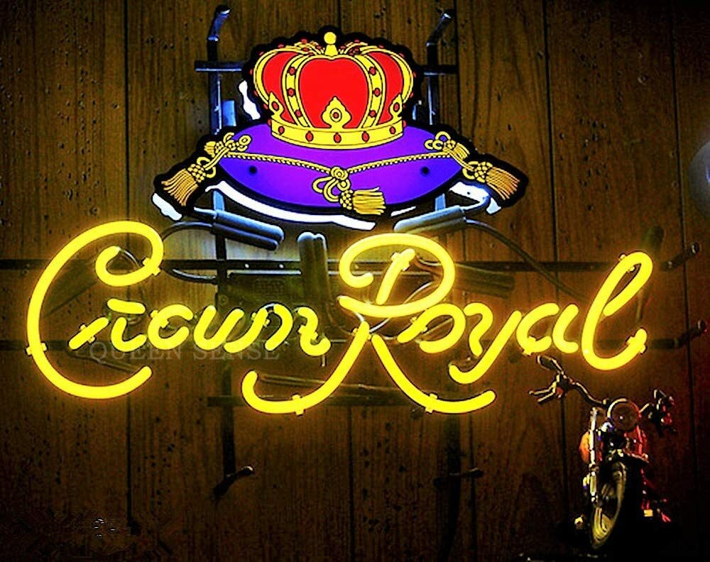 New Crown Royal Logo Neon Light Sign 20 New Crown Royal Logo Neon Light Sign 20