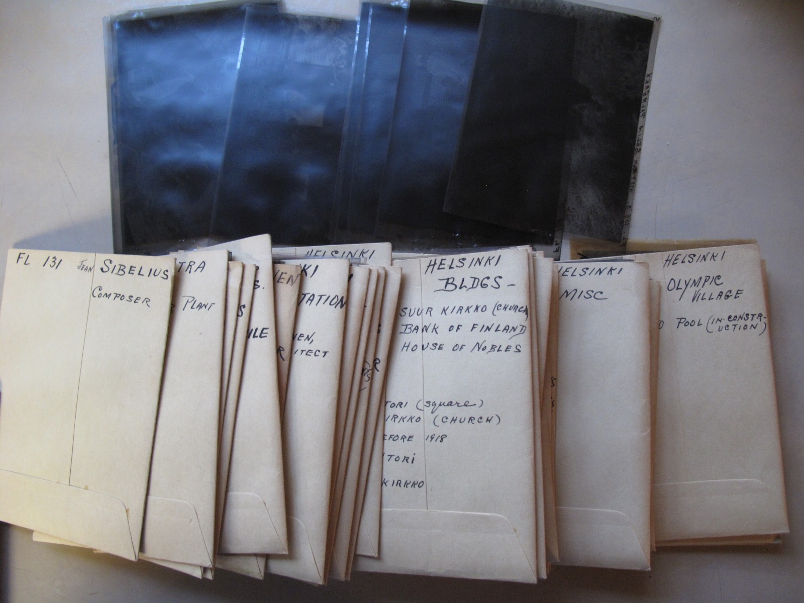 1939 Helsinki FINLAND 172 Film Negative Historic 3x4 Photo Lot