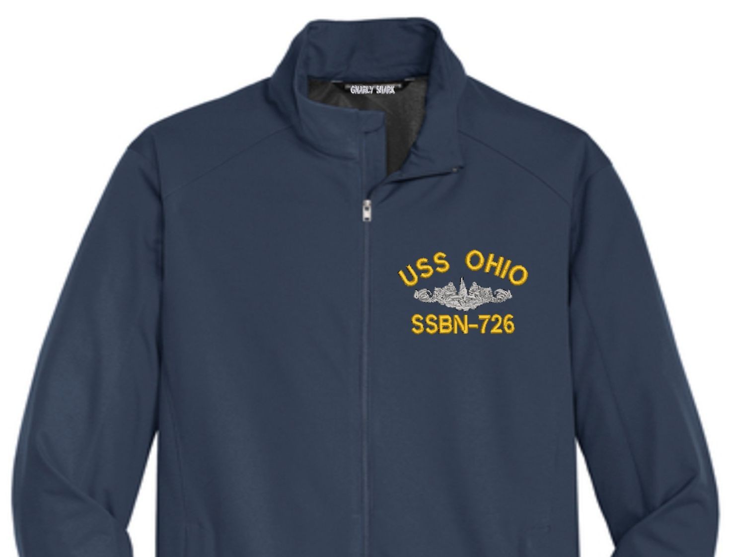 USS OHIO SSBN-726 Soft Shell Jacket. New. U.S. Navy. DOLPHINS USS OHIO SSBN-726 Soft Shell Jacket. New. U.S. Navy. DOLPHINS