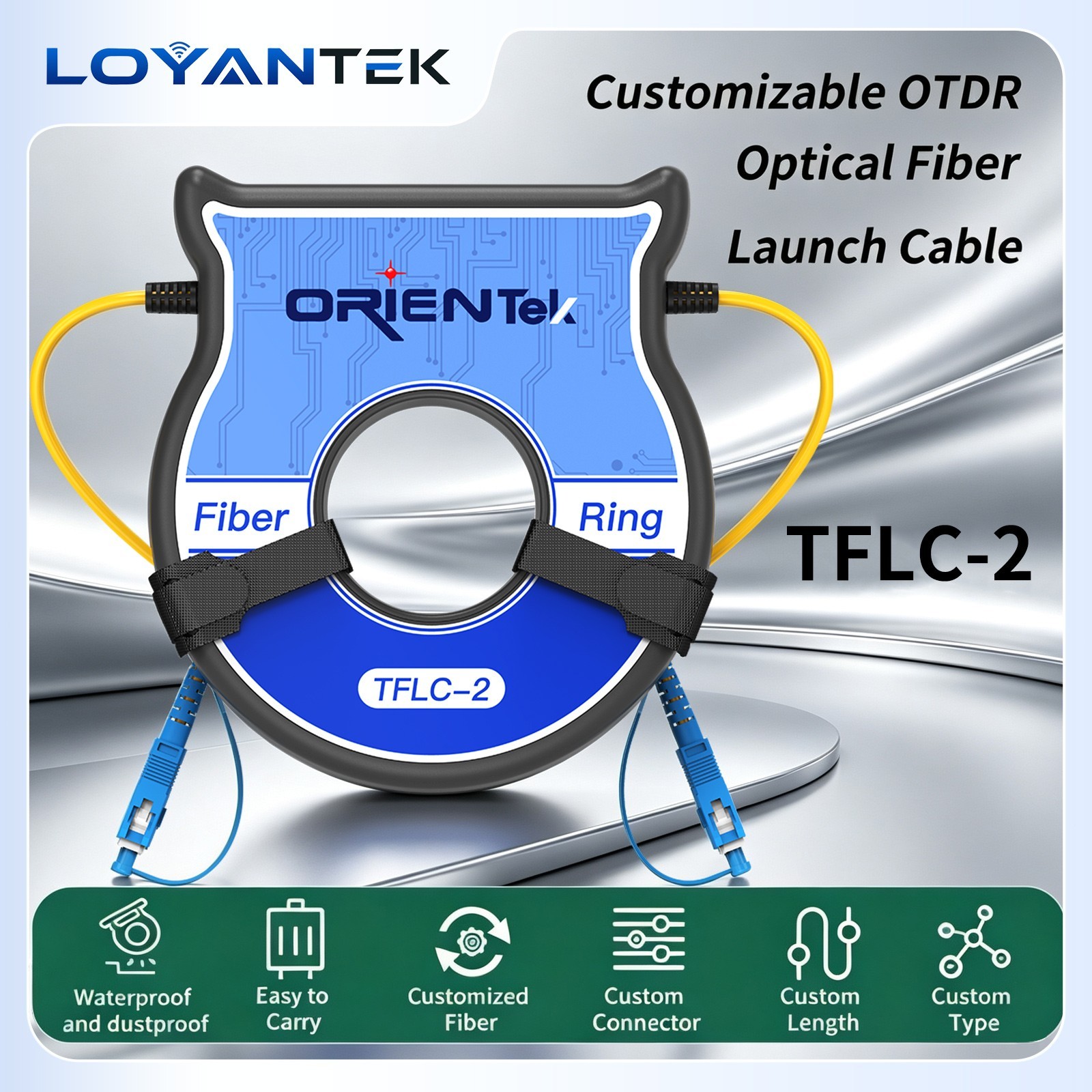200m,500m,1000m Singlemode OTDR Optical fiber rings OTDR dead zone eliminator