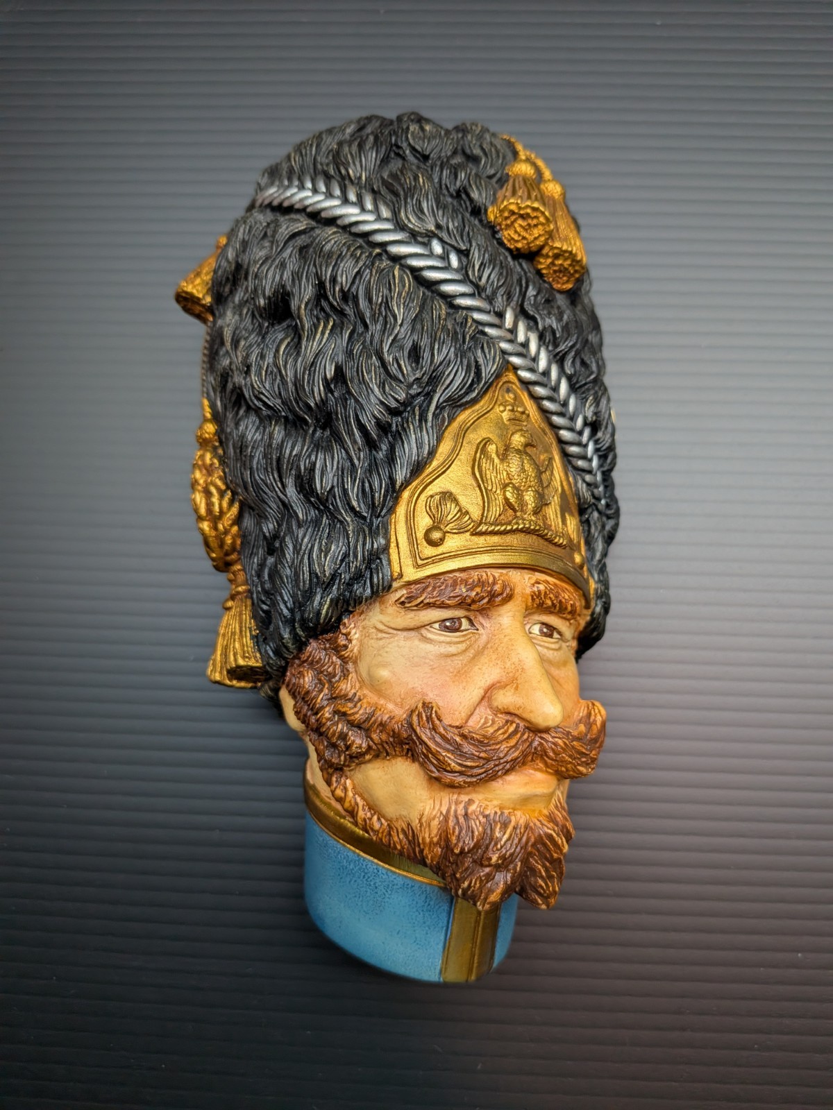 Rare - Vintage Bossons Grenadier of Pied Da La Garde 1805 ChalkWare Wall Mask Rare - Vintage Bossons Grenadier of Pied Da La Garde 1805 ChalkWare Wall Mask