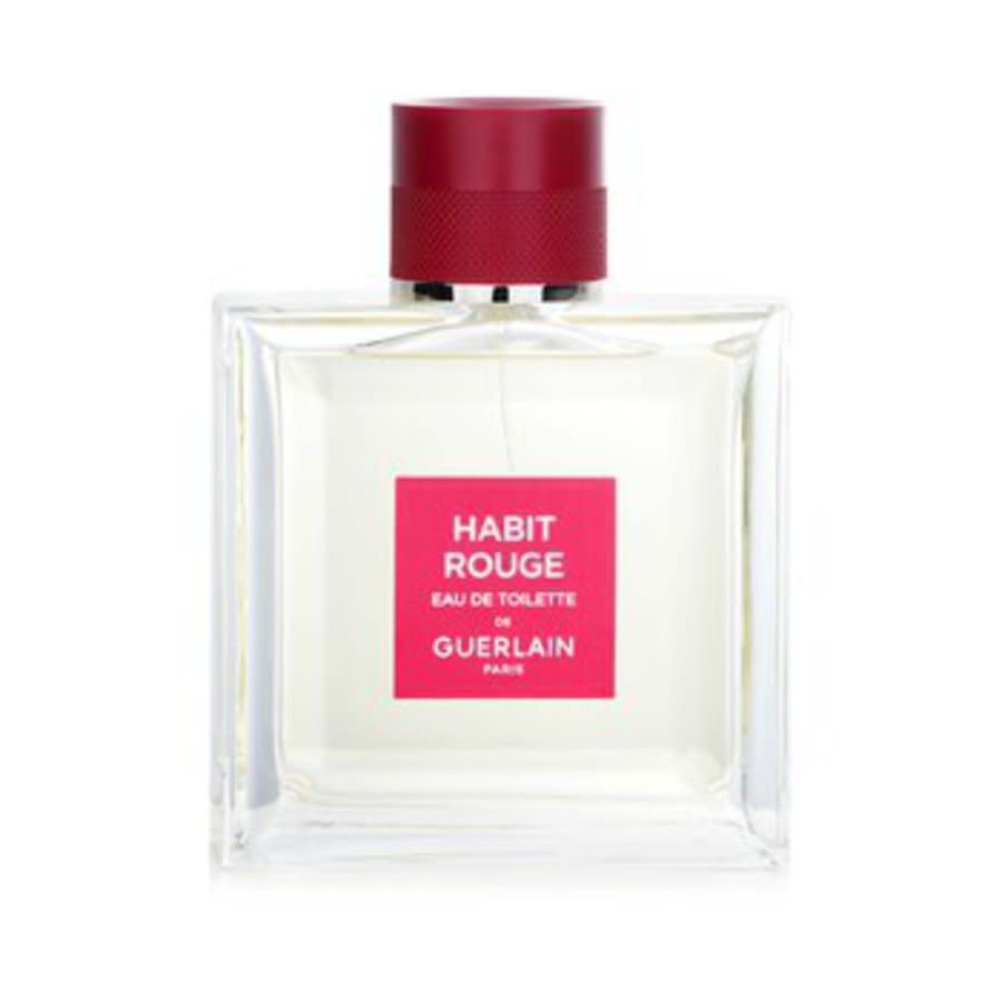 Guerlain Men\'s Habit Rouge EDT Spray 3.3 oz Fragrances 3346470304826