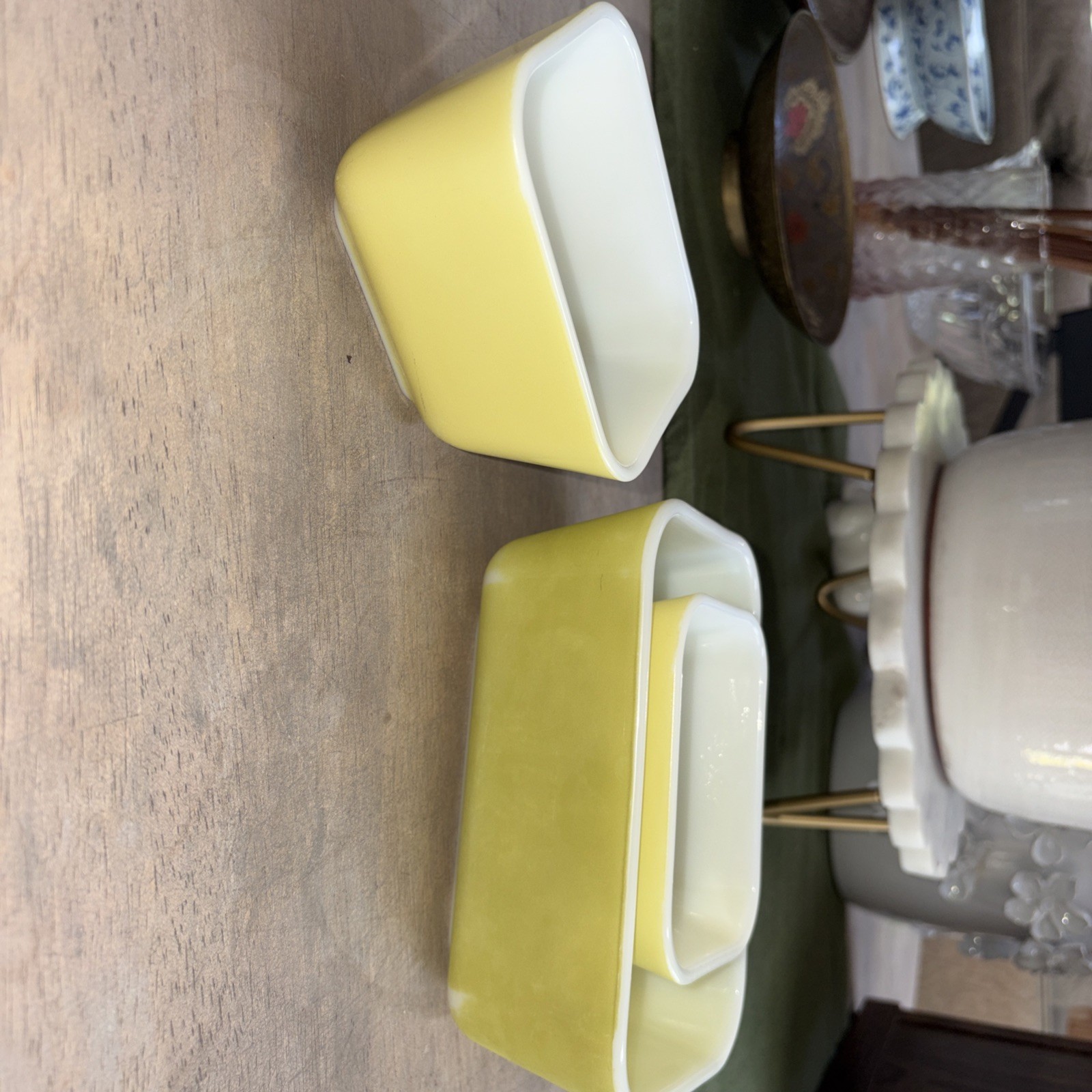 Vintage Pryex Verde Refrigerator Dishes Vintage Pryex Verde Refrigerator Dishes