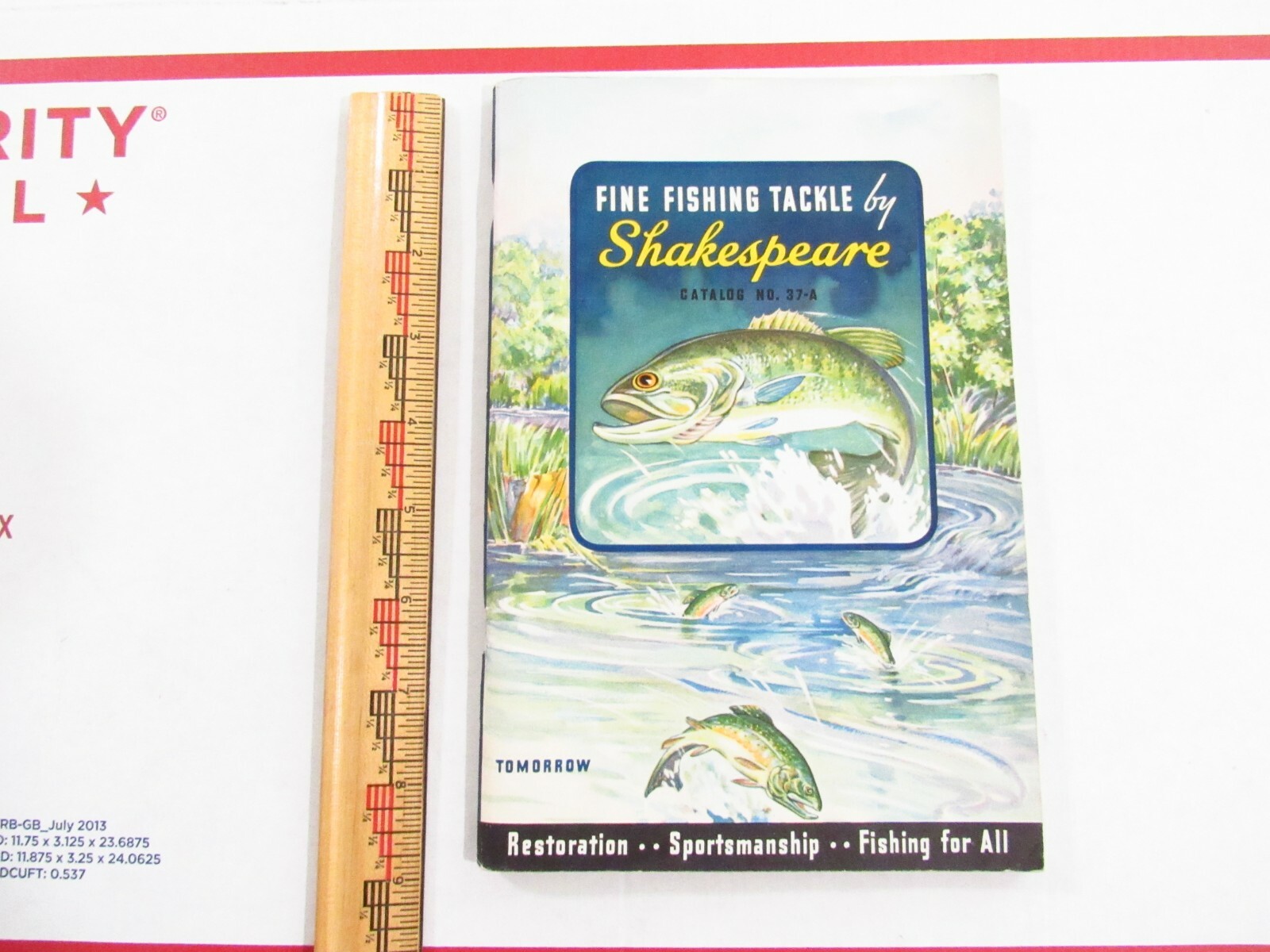 RARE MINT Vintage 1937 SHAKESPEARE Fishing Lure Tackle Catalog Catalogue 100pgs