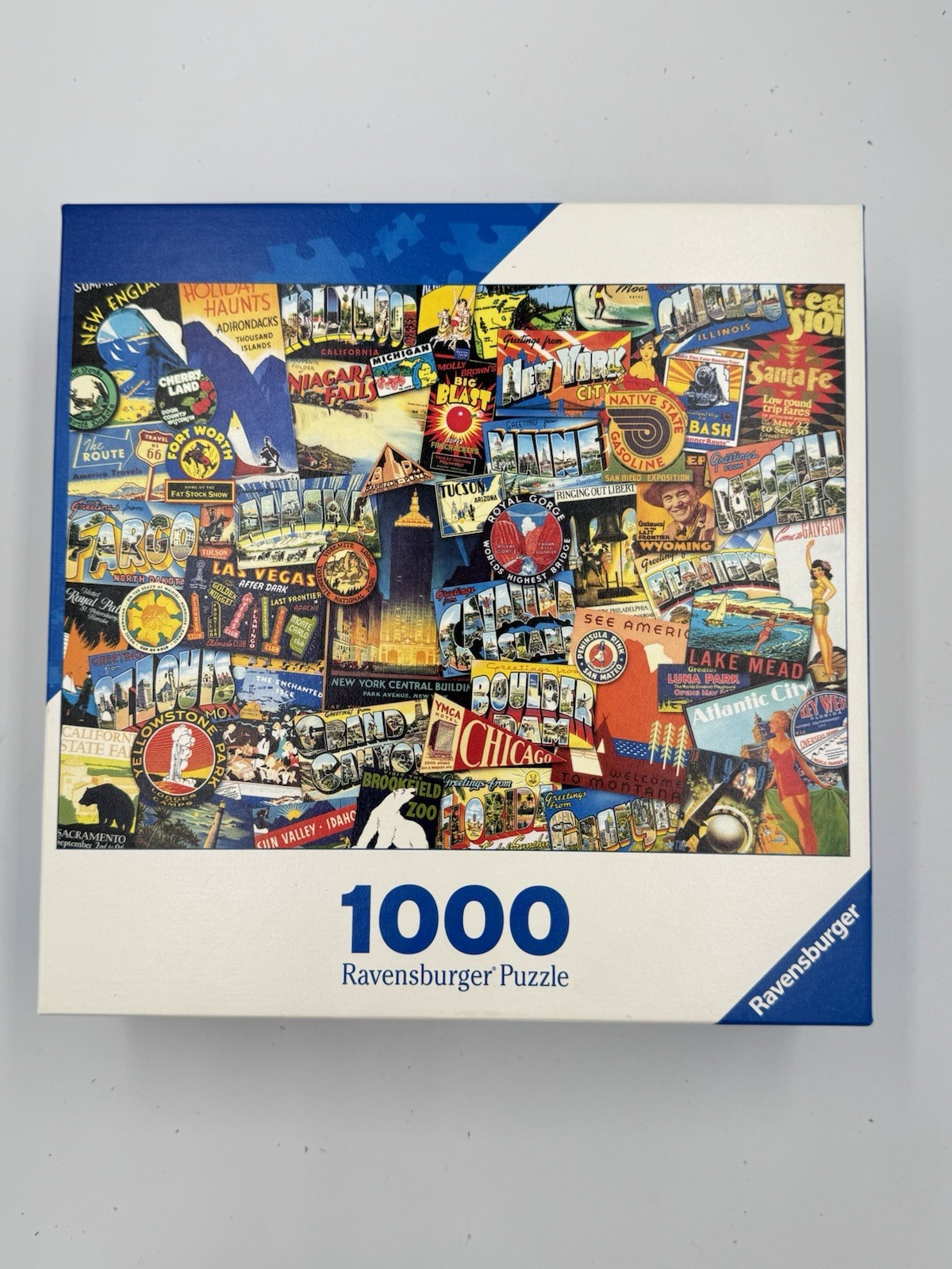 Ravensburger 1000 Piece Jigsaw Puzzle Road Trip USA En Route New Unopened